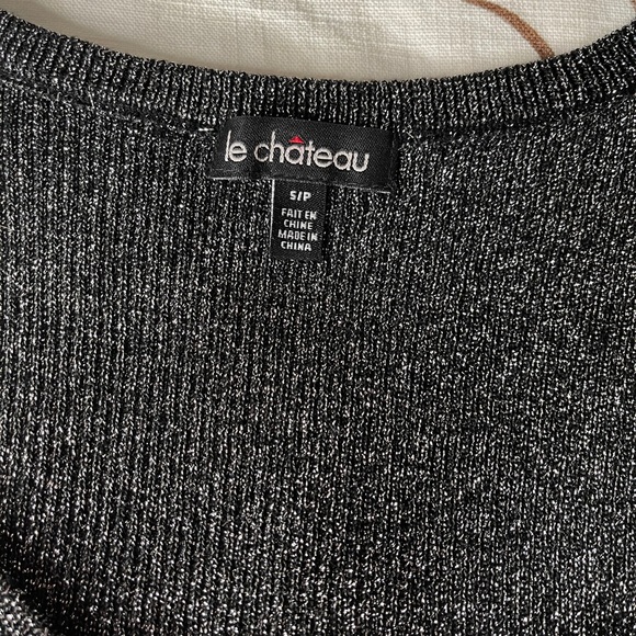 Metallic beaded fiber top - Picture 5 of 5